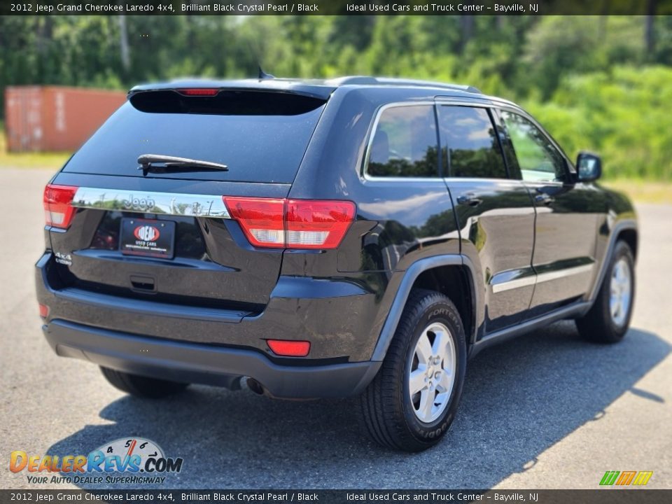 2012 Jeep Grand Cherokee Laredo 4x4 Brilliant Black Crystal Pearl / Black Photo #5