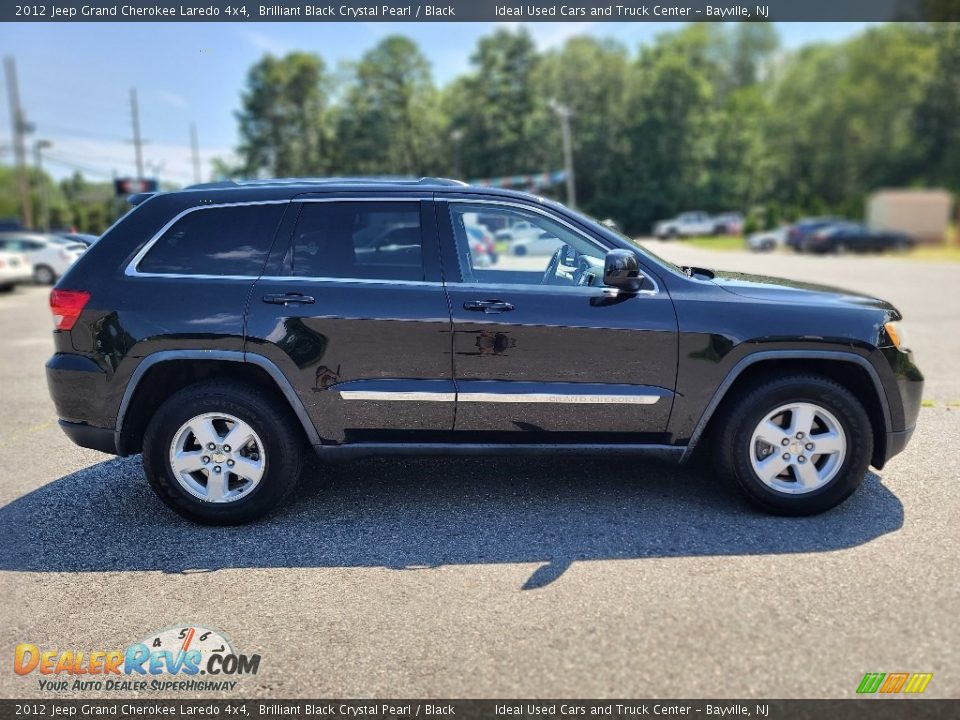 2012 Jeep Grand Cherokee Laredo 4x4 Brilliant Black Crystal Pearl / Black Photo #6