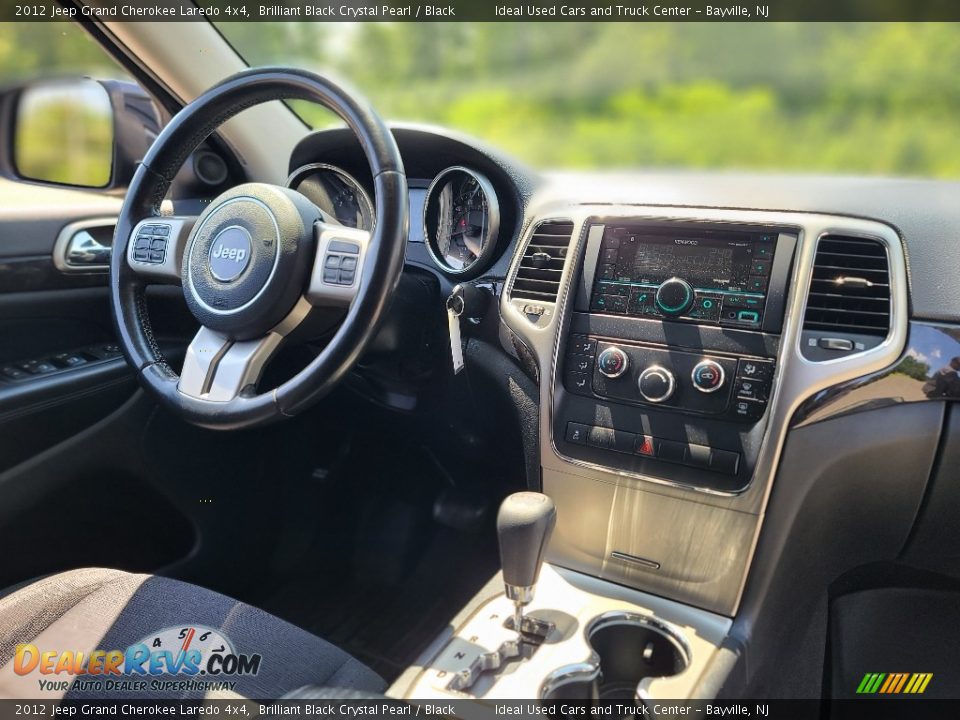 2012 Jeep Grand Cherokee Laredo 4x4 Brilliant Black Crystal Pearl / Black Photo #11