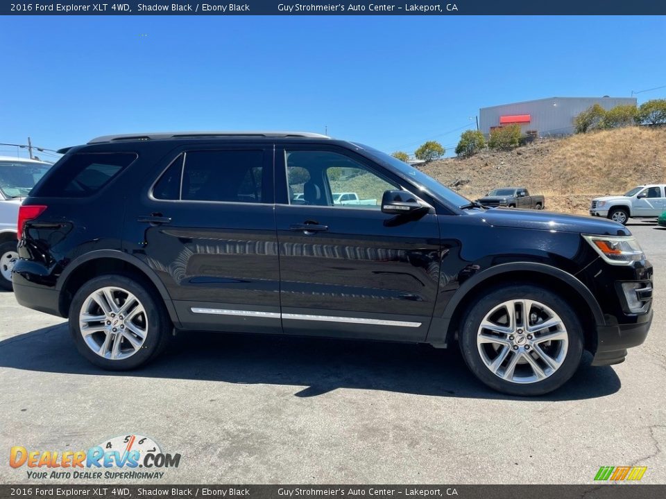 2016 Ford Explorer XLT 4WD Shadow Black / Ebony Black Photo #4