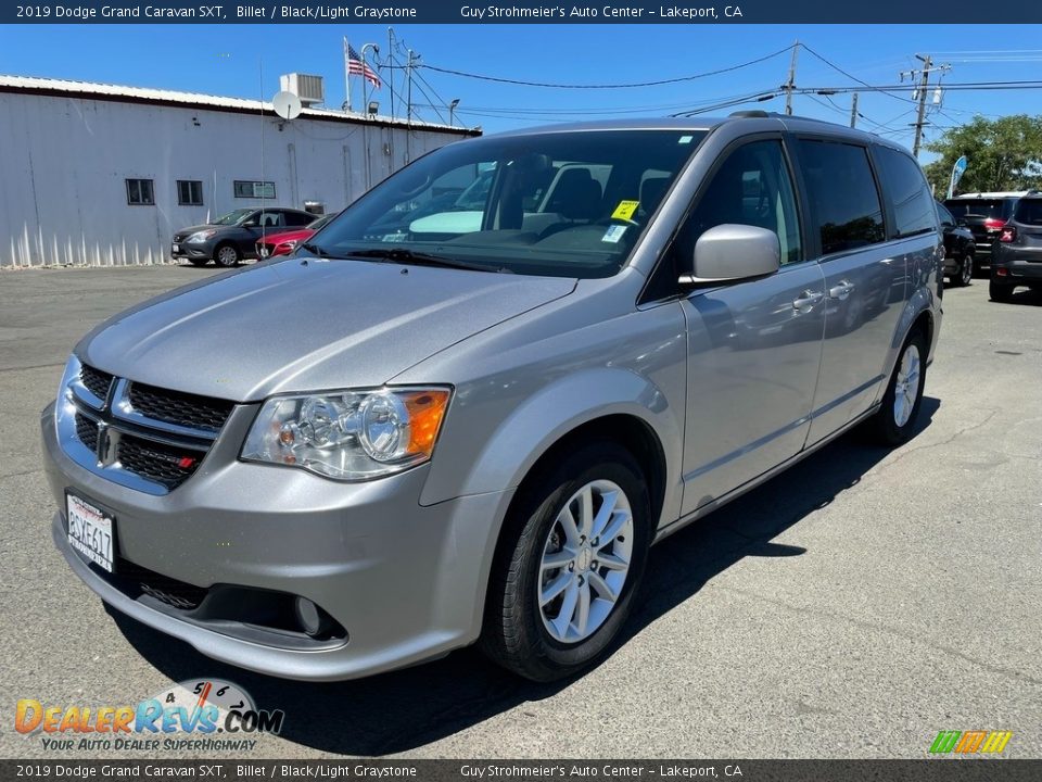 2019 Dodge Grand Caravan SXT Billet / Black/Light Graystone Photo #1