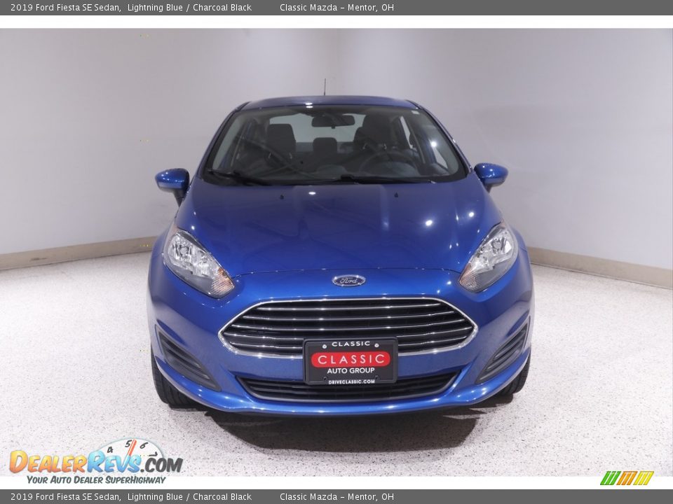 2019 Ford Fiesta SE Sedan Lightning Blue / Charcoal Black Photo #2