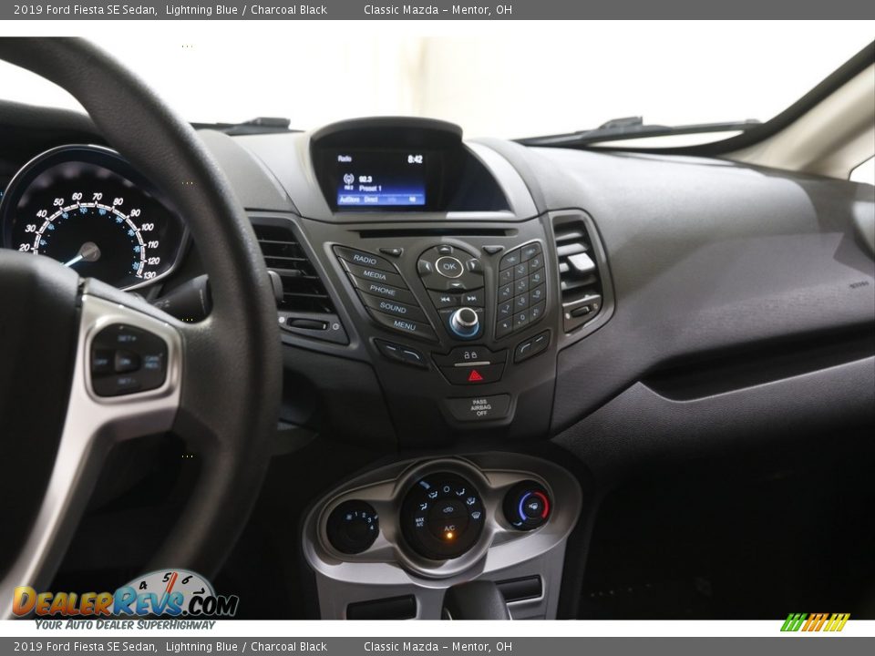2019 Ford Fiesta SE Sedan Lightning Blue / Charcoal Black Photo #9
