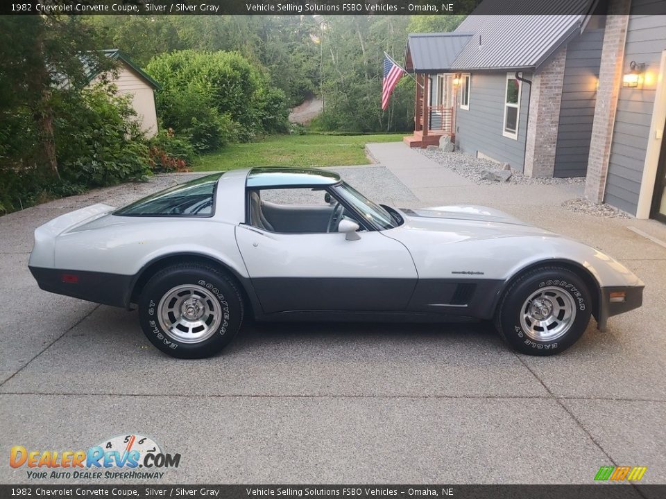 Silver 1982 Chevrolet Corvette Coupe Photo #14