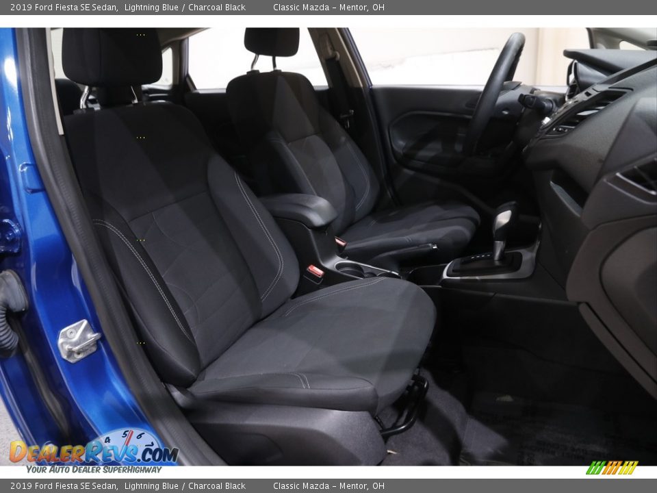 2019 Ford Fiesta SE Sedan Lightning Blue / Charcoal Black Photo #15