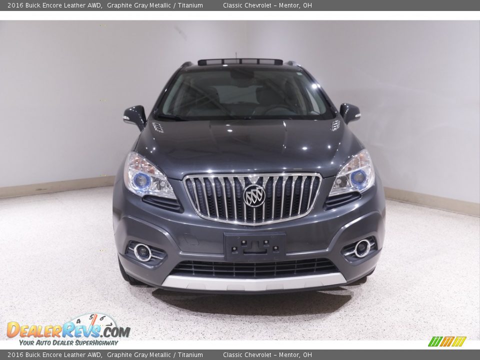 2016 Buick Encore Leather AWD Graphite Gray Metallic / Titanium Photo #2