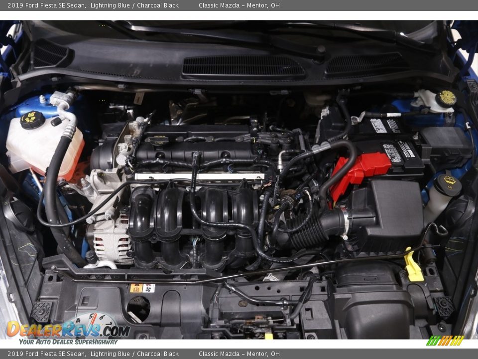 2019 Ford Fiesta SE Sedan Lightning Blue / Charcoal Black Photo #19