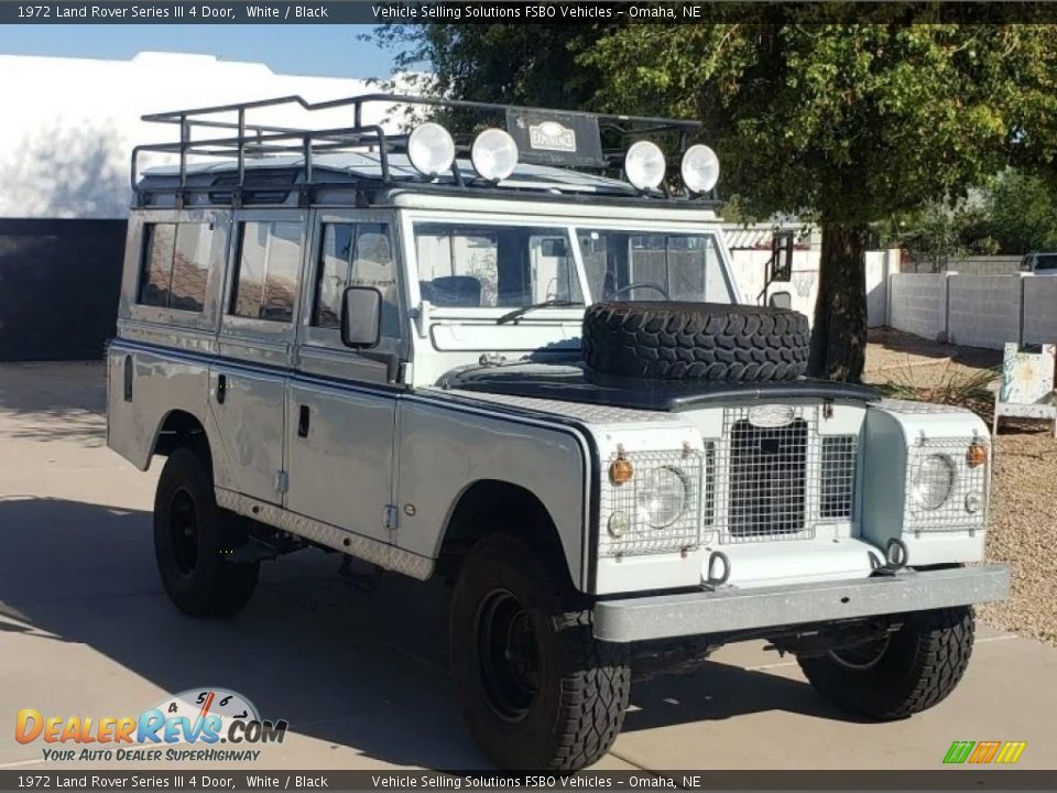 White 1972 Land Rover Series III 4 Door Photo #2