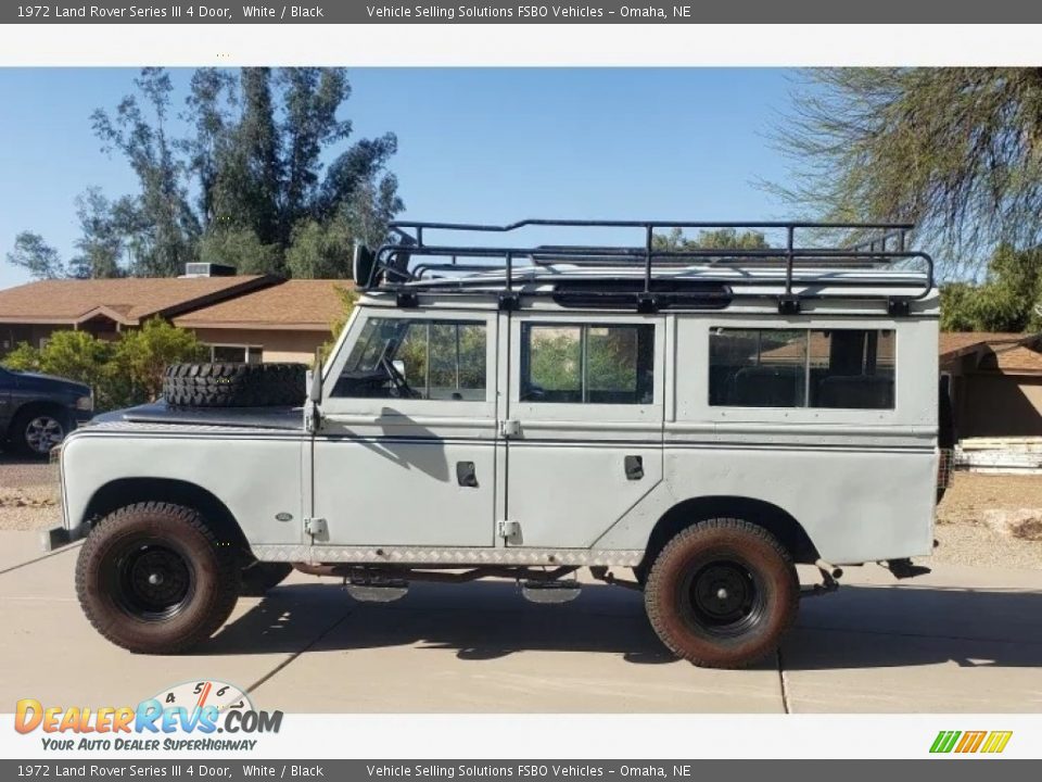 White 1972 Land Rover Series III 4 Door Photo #4