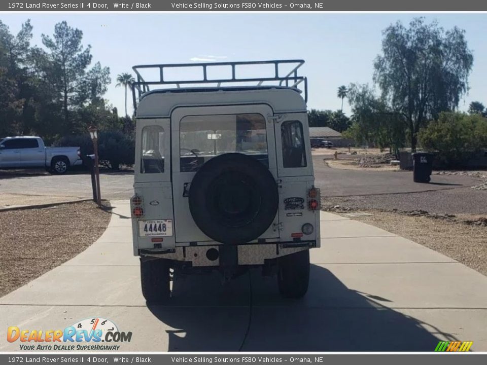 1972 Land Rover Series III 4 Door White / Black Photo #5