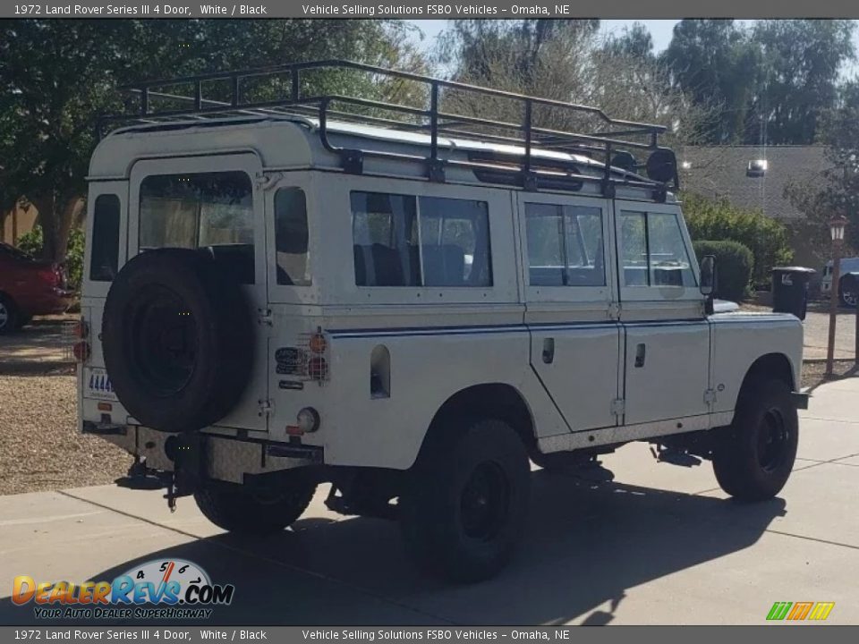 1972 Land Rover Series III 4 Door White / Black Photo #6