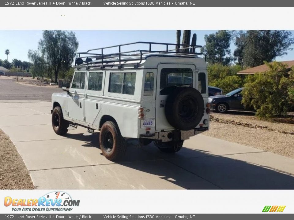 1972 Land Rover Series III 4 Door White / Black Photo #10