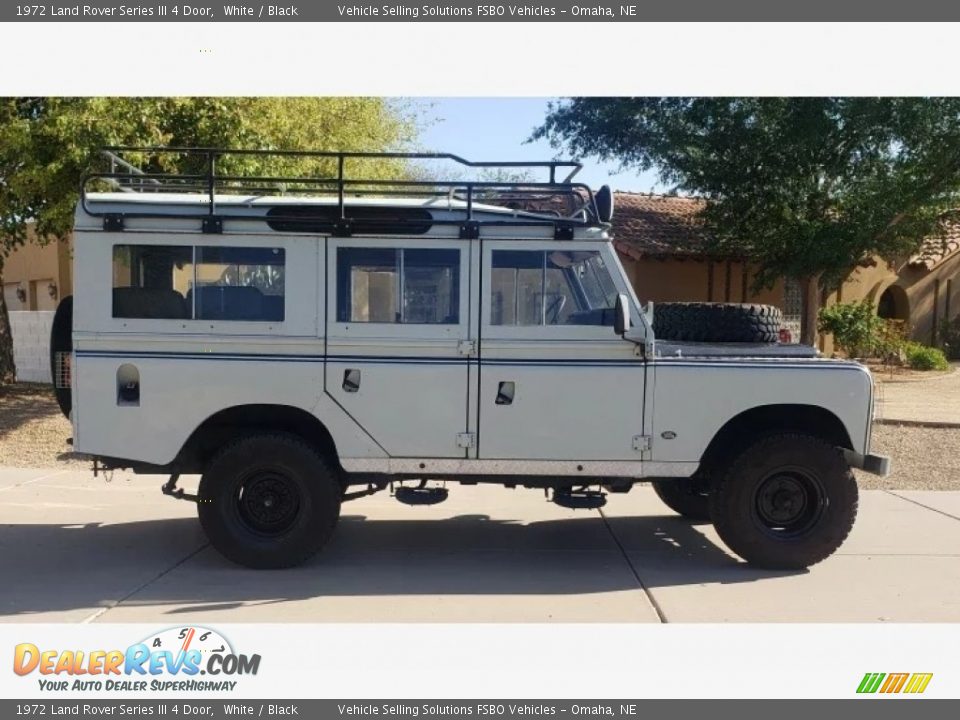 White 1972 Land Rover Series III 4 Door Photo #11