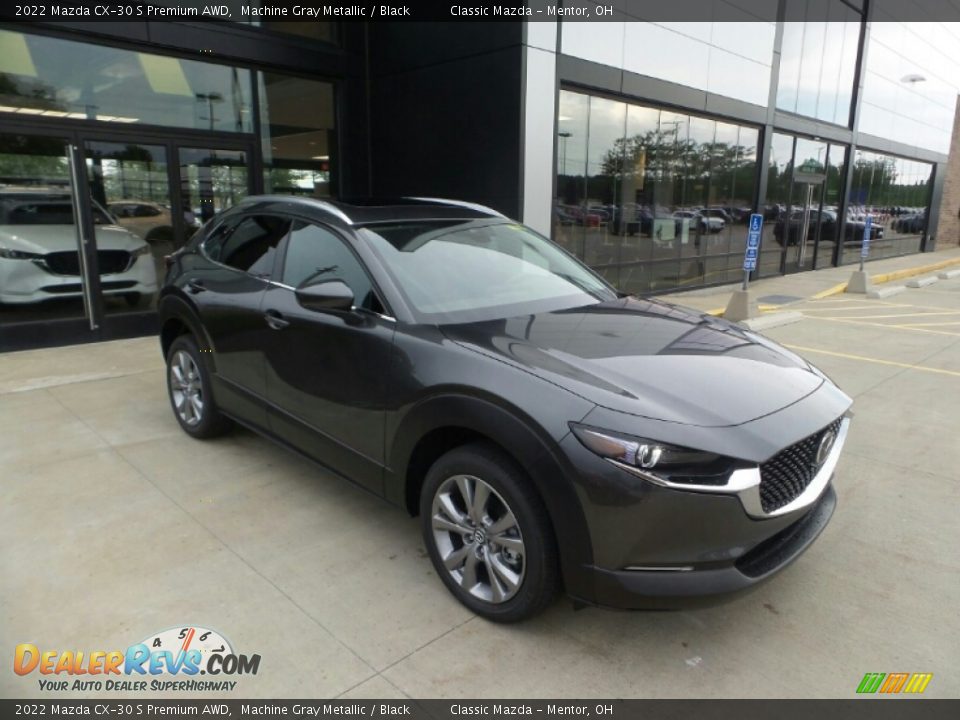 2022 Mazda CX-30 S Premium AWD Machine Gray Metallic / Black Photo #1