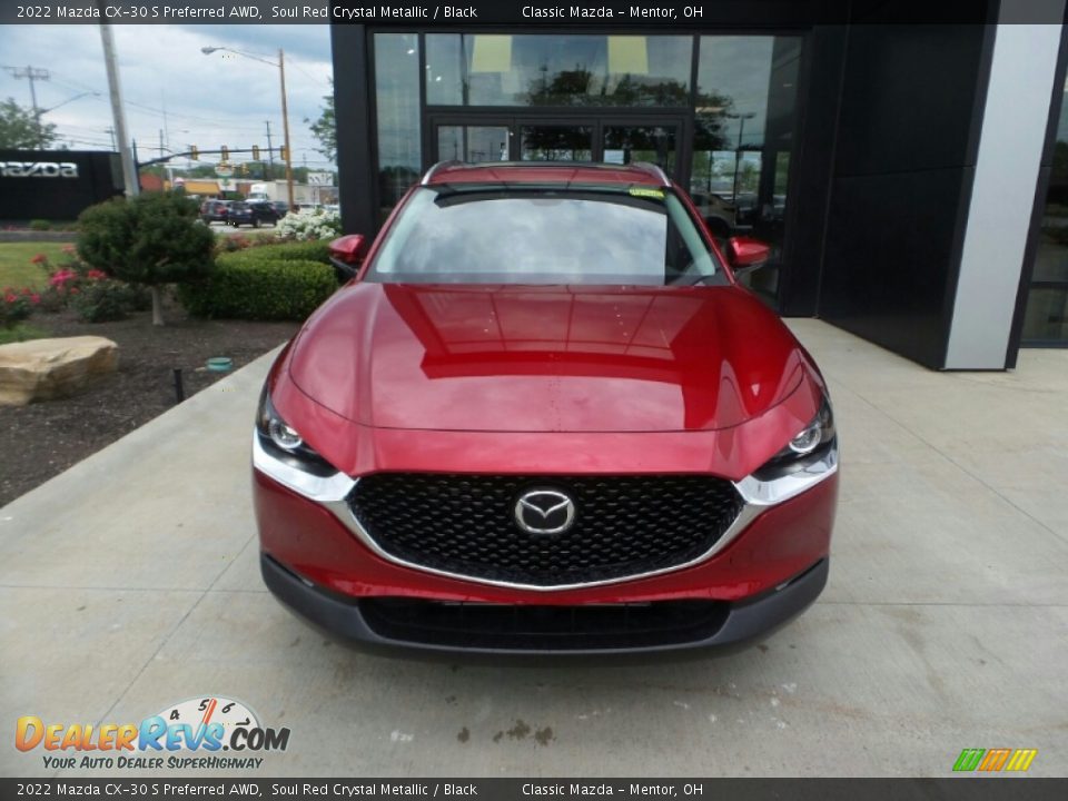 2022 Mazda CX-30 S Preferred AWD Soul Red Crystal Metallic / Black Photo #2