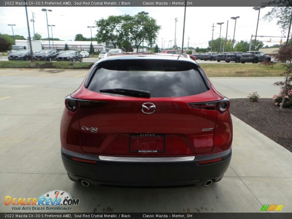 2022 Mazda CX-30 S Preferred AWD Soul Red Crystal Metallic / Black Photo #5