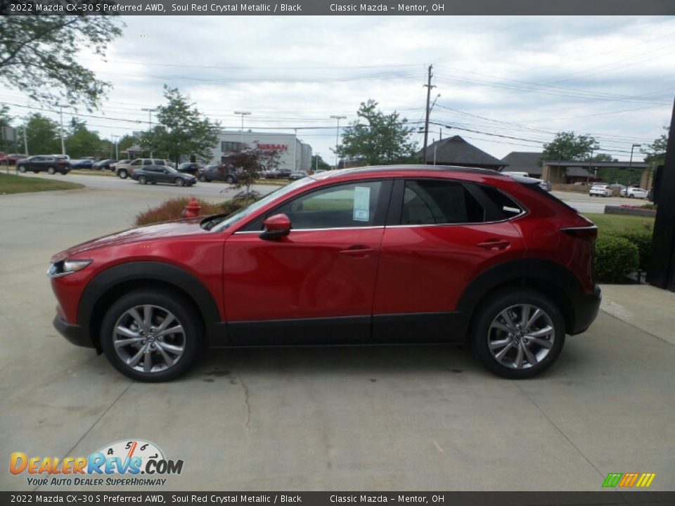2022 Mazda CX-30 S Preferred AWD Soul Red Crystal Metallic / Black Photo #6