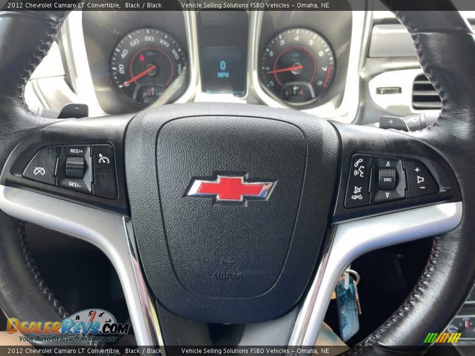 2012 Chevrolet Camaro LT Convertible Black / Black Photo #5