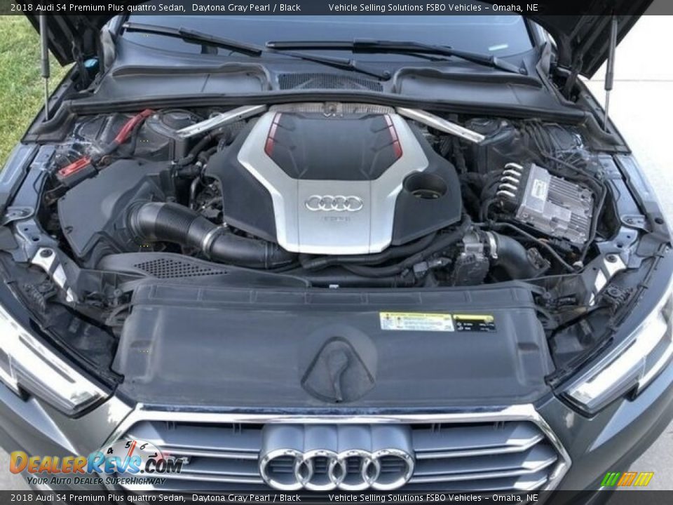 2018 Audi S4 Premium Plus quattro Sedan 3.0 Liter Turbocharged TFSI DOHC 24-Valve VVT V6 Engine Photo #6