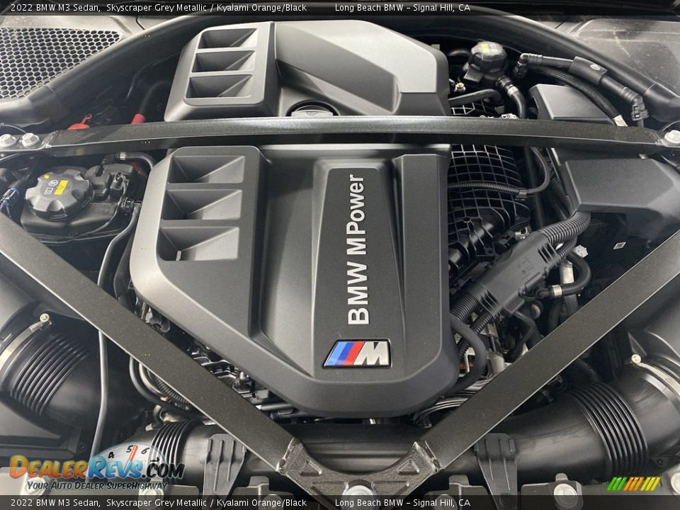 2022 BMW M3 Sedan 3.0 Liter M TwinPower Turbocharged DOHC 24-Valve Inline 6 Cylinder Engine Photo #9