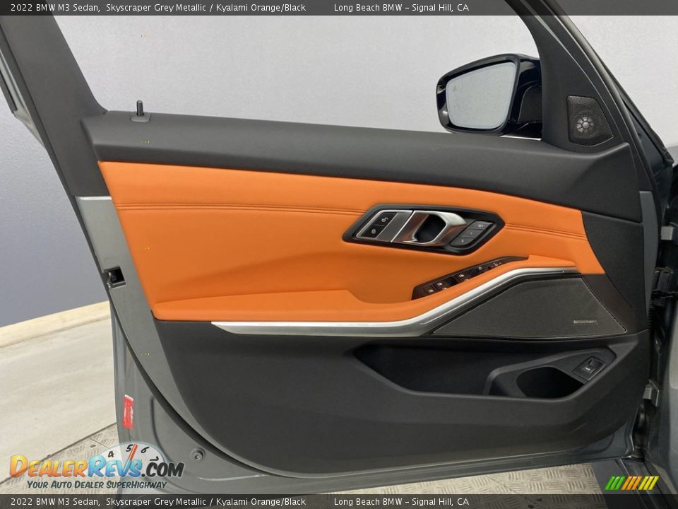 Door Panel of 2022 BMW M3 Sedan Photo #10