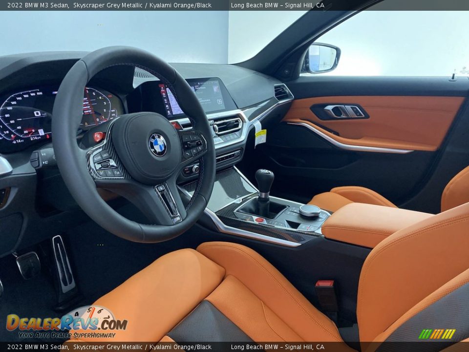 Front Seat of 2022 BMW M3 Sedan Photo #12