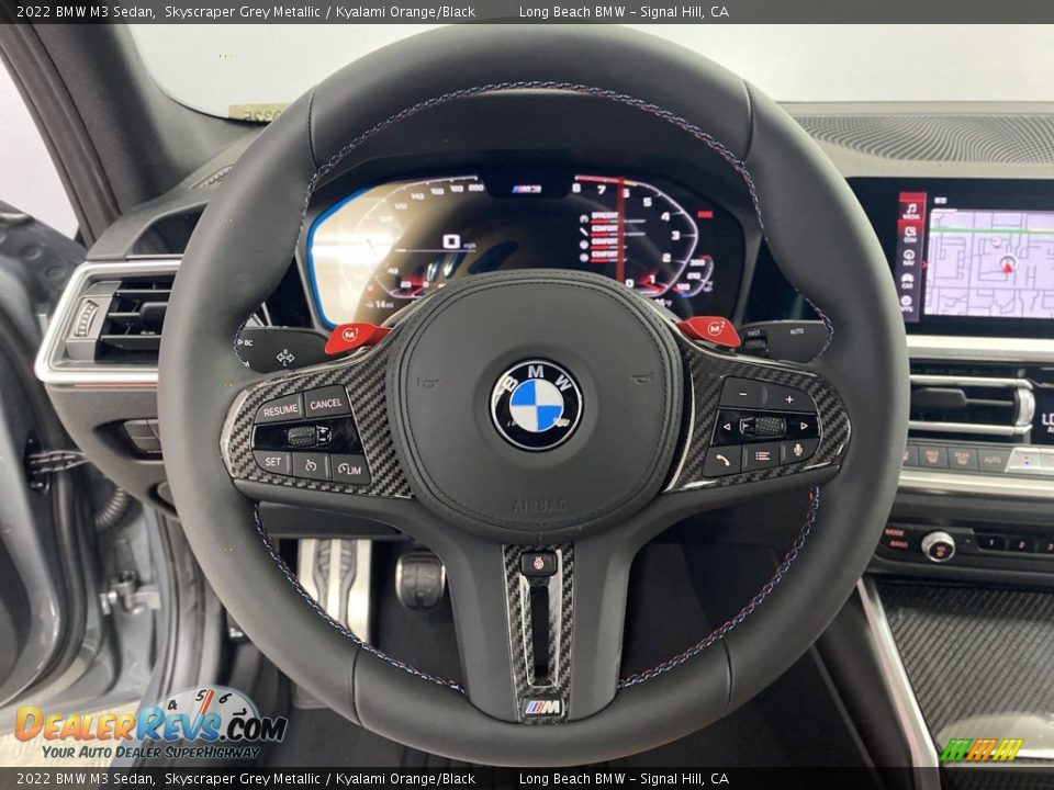 2022 BMW M3 Sedan Steering Wheel Photo #14