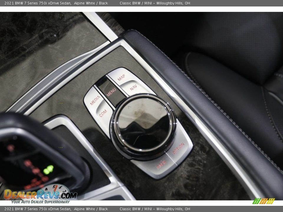 2021 BMW 7 Series 750i xDrive Sedan Alpine White / Black Photo #21