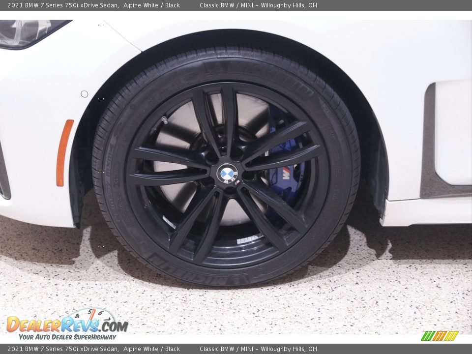 2021 BMW 7 Series 750i xDrive Sedan Alpine White / Black Photo #28