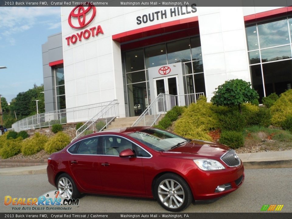 2013 Buick Verano FWD Crystal Red Tintcoat / Cashmere Photo #2