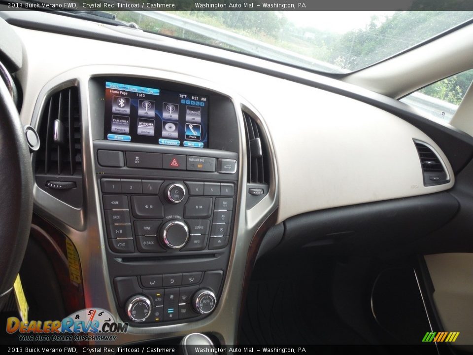 2013 Buick Verano FWD Crystal Red Tintcoat / Cashmere Photo #3