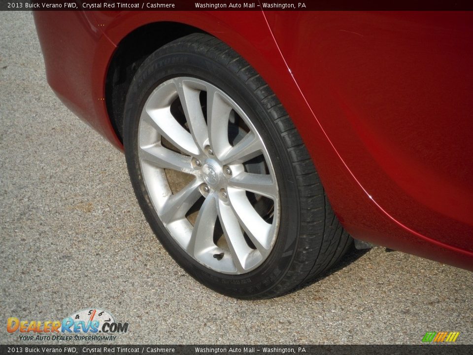 2013 Buick Verano FWD Crystal Red Tintcoat / Cashmere Photo #9