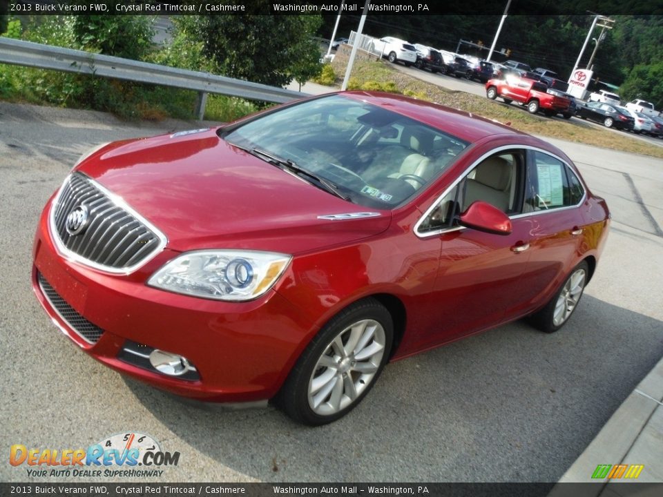 2013 Buick Verano FWD Crystal Red Tintcoat / Cashmere Photo #11