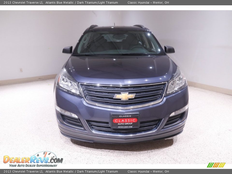 2013 Chevrolet Traverse LS Atlantis Blue Metallic / Dark Titanium/Light Titanium Photo #2