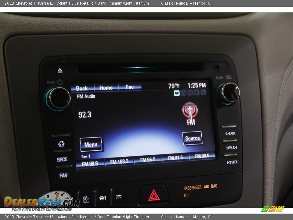 Audio System of 2013 Chevrolet Traverse LS Photo #10