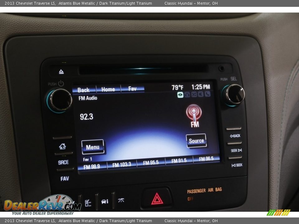 Audio System of 2013 Chevrolet Traverse LS Photo #10