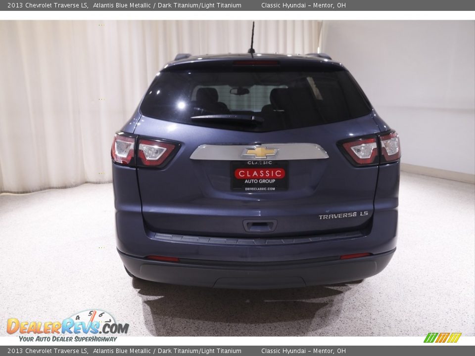 2013 Chevrolet Traverse LS Atlantis Blue Metallic / Dark Titanium/Light Titanium Photo #18