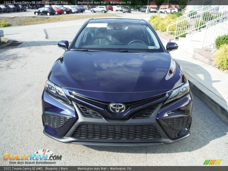 2022 Toyota Camry SE AWD Blueprint / Black Photo #12