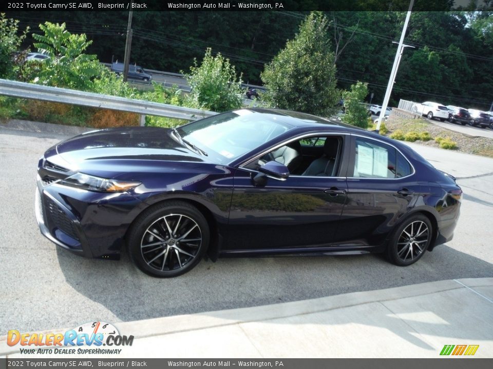 2022 Toyota Camry SE AWD Blueprint / Black Photo #14