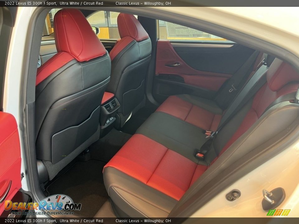 Rear Seat of 2022 Lexus ES 300h F Sport Photo #3