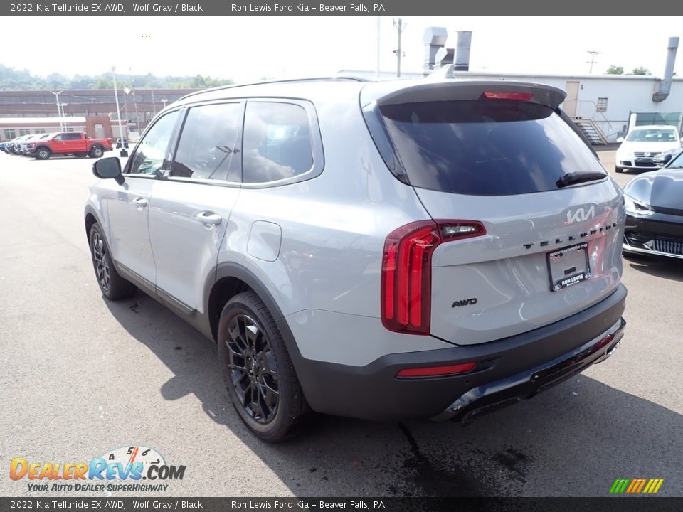 2022 Kia Telluride EX AWD Wolf Gray / Black Photo #6