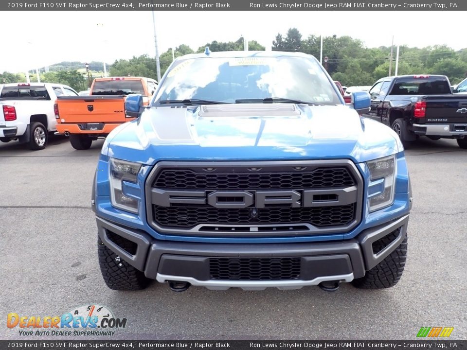 2019 Ford F150 SVT Raptor SuperCrew 4x4 Performance Blue / Raptor Black Photo #2