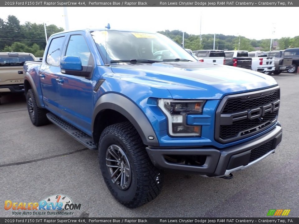 2019 Ford F150 SVT Raptor SuperCrew 4x4 Performance Blue / Raptor Black Photo #3