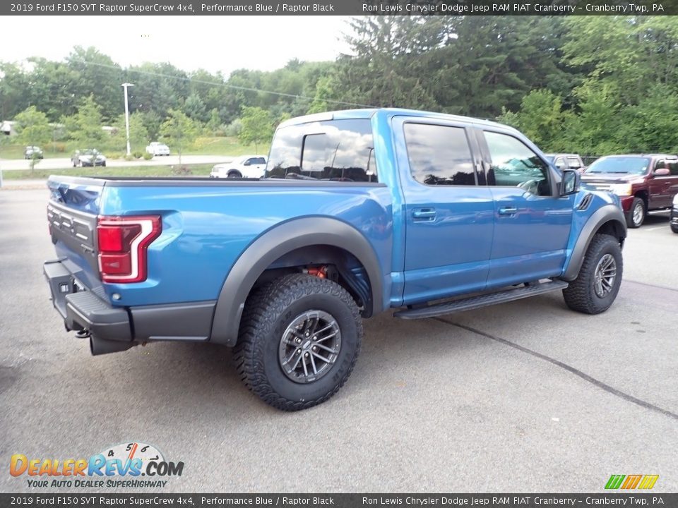 2019 Ford F150 SVT Raptor SuperCrew 4x4 Performance Blue / Raptor Black Photo #4