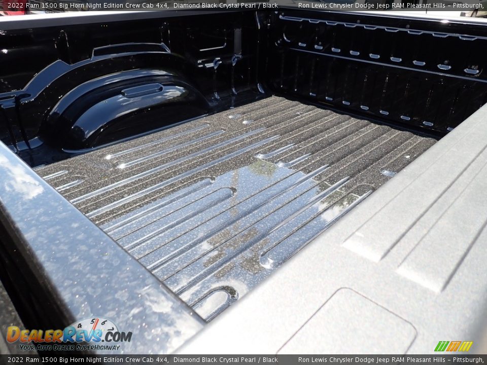 2022 Ram 1500 Big Horn Night Edition Crew Cab 4x4 Diamond Black Crystal Pearl / Black Photo #12
