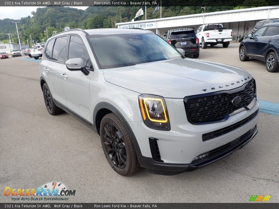 2021 Kia Telluride SX AWD Wolf Gray / Black Photo #2