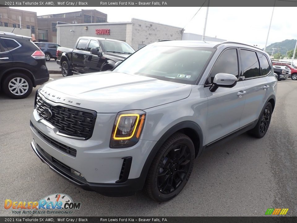 2021 Kia Telluride SX AWD Wolf Gray / Black Photo #4