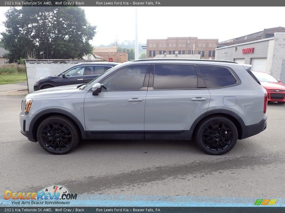 2021 Kia Telluride SX AWD Wolf Gray / Black Photo #5