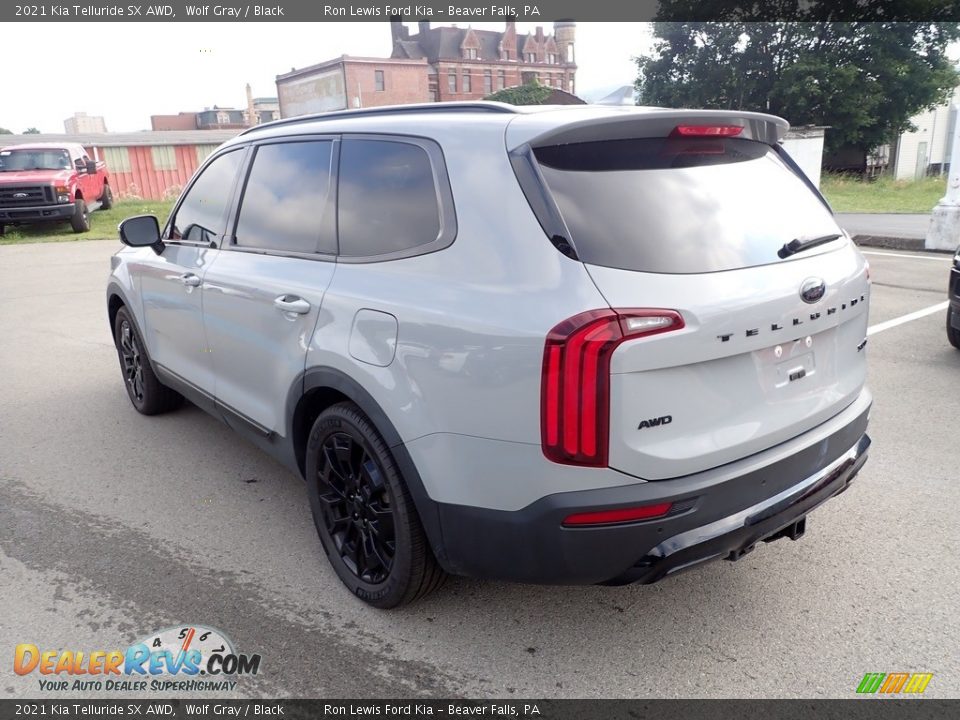 2021 Kia Telluride SX AWD Wolf Gray / Black Photo #6