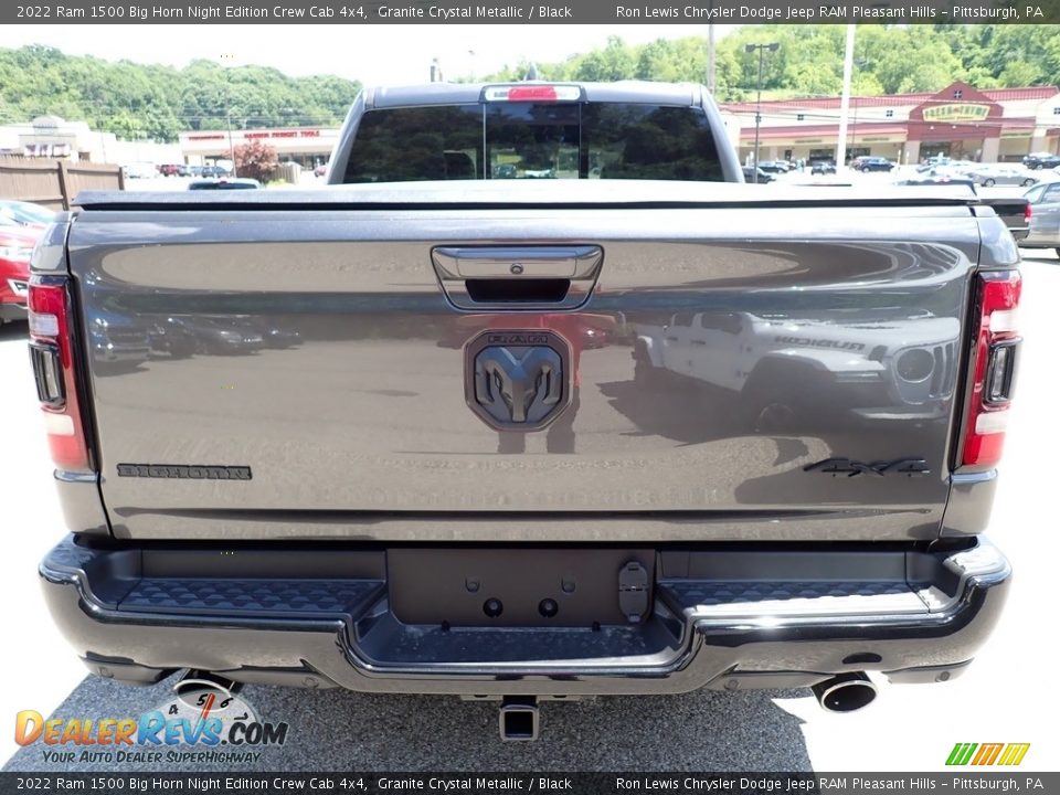 2022 Ram 1500 Big Horn Night Edition Crew Cab 4x4 Granite Crystal Metallic / Black Photo #4